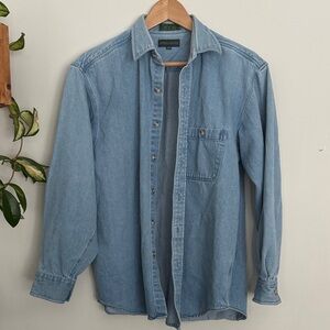 Vintage Classic Blue Denim Shirt